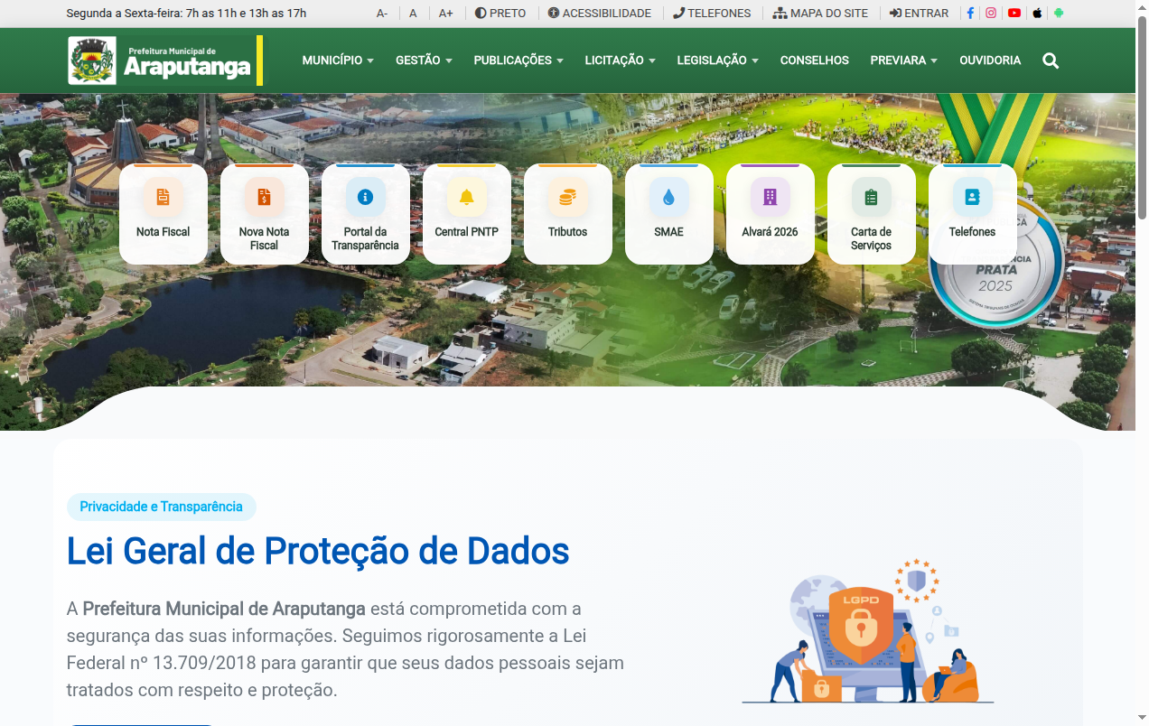 Screenshot de Disponibilidade