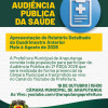 Audiência Pública da Saúde: 2º RDQA (maio a agosto 2026)