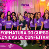 Força Mulher capacita 20 mulheres com kits de confeitaria