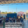 Grupo Raio de Luz recebe orientação sobre votação e urna