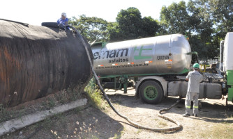 Prefeitura de Araputanga recebe 25 toneladas de emulsão asfáltica