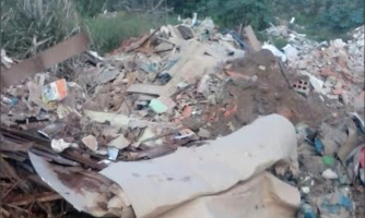 Prefeitura vai retirar Lixo e entulho que incomoda moradores do Bairro Água Boa