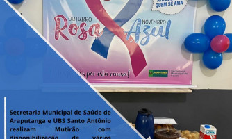 REALIZAÇÃO DE MUTIRÃO DE ATENDIMENTO EM SAÚDE, NESTE ÚLTIMO SÁBADO (12/11/22):
