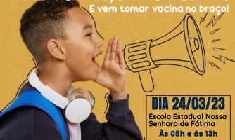 Vacinação na Escola Estadual Nossa Senhora de Fátima: Meningite ACWY