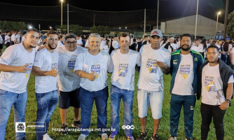 Atletas de Araputanga participam da Copa André Maggi em Sapezal.
