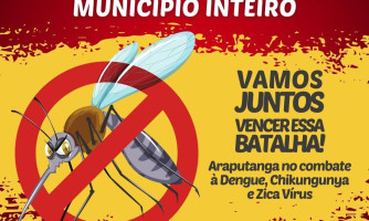 A Prefeitura de Araputanga, por meio da Secretaria de Saúde e Vigilância em Saúde, está promovendo a campanha “Um mosquito não é mais forte que um município inteiro”, com a finalidade de conscientiza