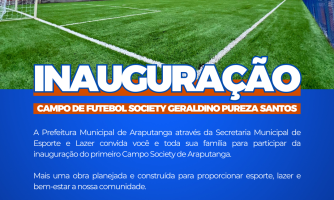 INAUGURAÇÃO CAMPO SOCIETY