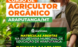 MATRÍCULAS CURSO AGRICULTOR ORGÂNICO