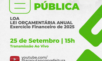 AUDIÊNCIA PÚBLICA LOA-2025