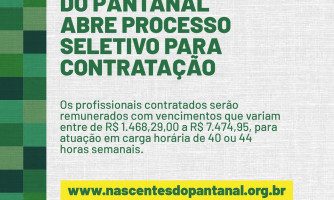 SELETIVO CONSÓRCIO COMPLEXO NASCENTES DO PANTANAL