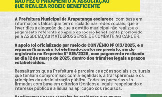 NOTA DE ESCLARECIMENTO