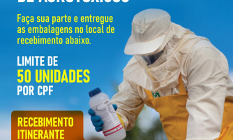 DEVOLUÇÃO DE EMBALAGENS E AGROTÓXICOS