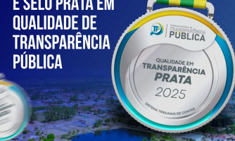 ARAPUTANGA É SELO PRATA EM TRANSPARÊNCIA PÚBLICA