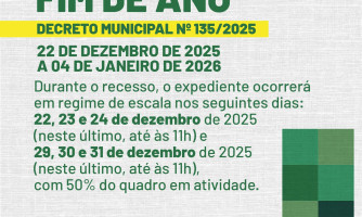 RECESSO DE FIM DE ANO