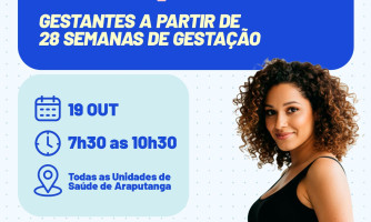 VACINAÇÃO CONTRA A BRONQUIOLITE