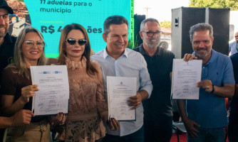 VISITA DO GOVERNADOR MAURO MENDES