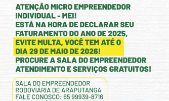 PRAZO DE DECLARAÇÃO ANUAL MEI