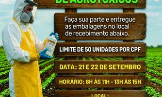 DEVOLUÇÃO DE EMBALAGENS DE AGROTÓXICOS