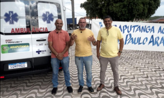 NOVA AMBULÂNCIA PARA ARAPUTANGA