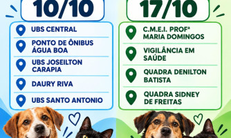 VACINAÇÃO ANTIRRÁBICA