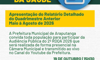AUDIÊNCIA PÚBLICA DA SAÚDE | 2º RDQA 2026