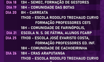 Agosto Lilás: Programação de Eventos em Araputanga pelo Fim da Violência Contra a Mulher