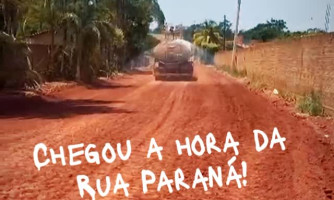 Asfalto novo na Rua Paraná: mais segurança, valorização e qualidade de vida