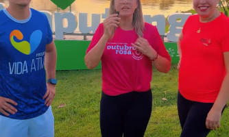 Movimento Rosa — Aulão Fitness do Projeto Vida Ativa no Lago Azul (31/10, 19h)
