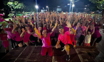 Movimento Rosa encerra Outubro Rosa com aulão no Lago Azul