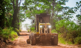 MT-436: acesso à Comunidade Farinópolos recebe limpeza e cascalhamento em parceria com o Consórcio Nascentes do Pantanal