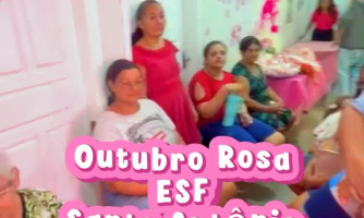 Outubro Rosa no ESF Santo Antônio: prevenção, autocuidado e conscientização