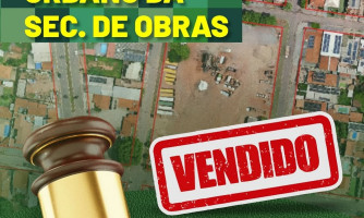 Prefeitura de Araputanga arrecada R$ 3.128.400 em leilão para construção da nova sede da Secretaria de Obras