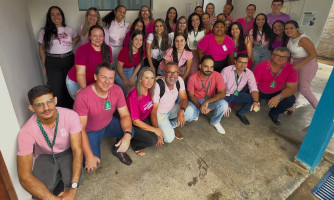 Prefeitura de Araputanga se veste de rosa em apoio ao Outubro Rosa