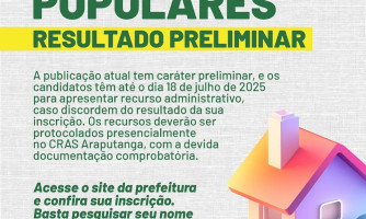Resultado Preliminar das Inscrições do Programa Ser Família Habitação Já Está Disponível