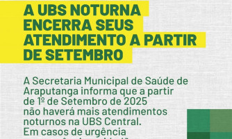 UBS Central deixará de atender à noite a partir de 1º de setembro de 2025