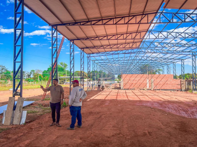 SEDE DA SECRETARIA DE OBRAS A TODO VAPOR