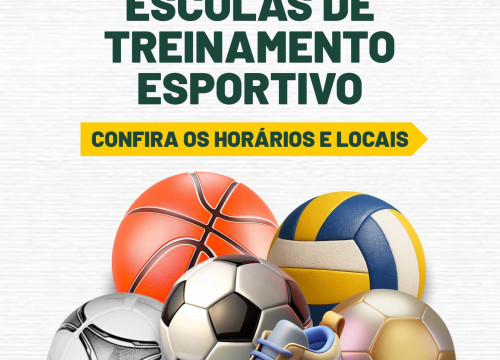 ESCOLAS DE TREINAMENTO ESPORTIVO 2026