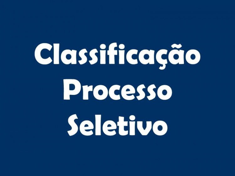 EDITAL COMPLEMENTAR 03 2020 - CLASSIFICACAO DOS CANDIDATOS