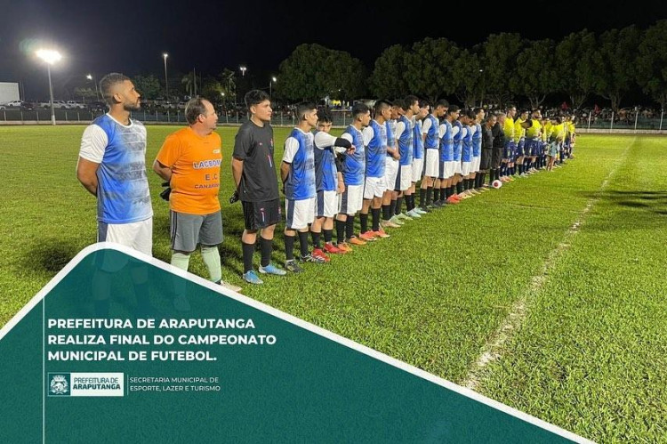 Prefeitura de Araputanga realiza final do Campeonato Municipal de Futebol