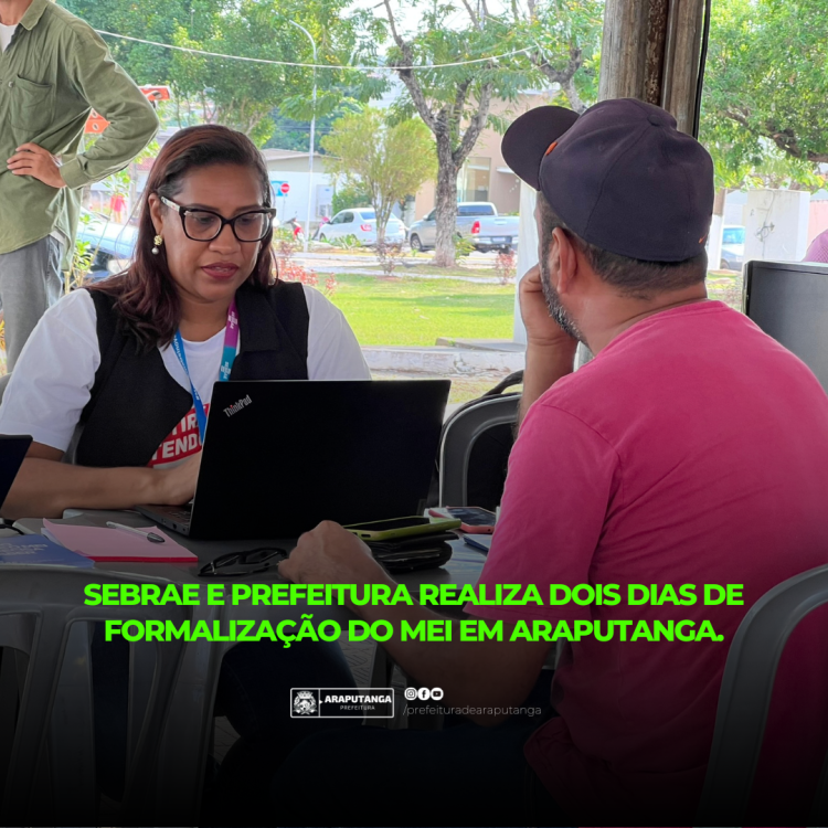 Sebrae e Prefeitura realiza dois dias de formalização do MEI em Araputanga.