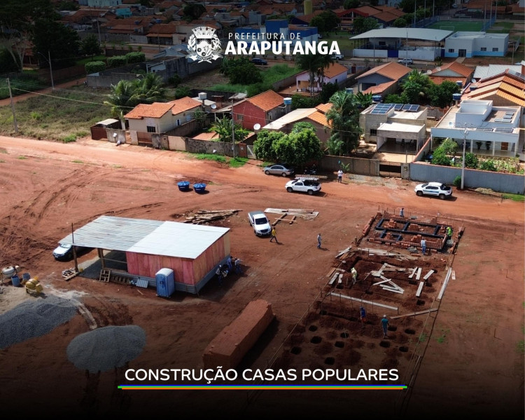 CONSTRUÇÃO CASAS POPULARES