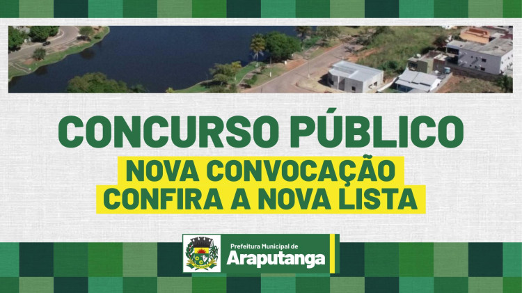 CONVOCAÇÃO CONCURSO PÚBLICO