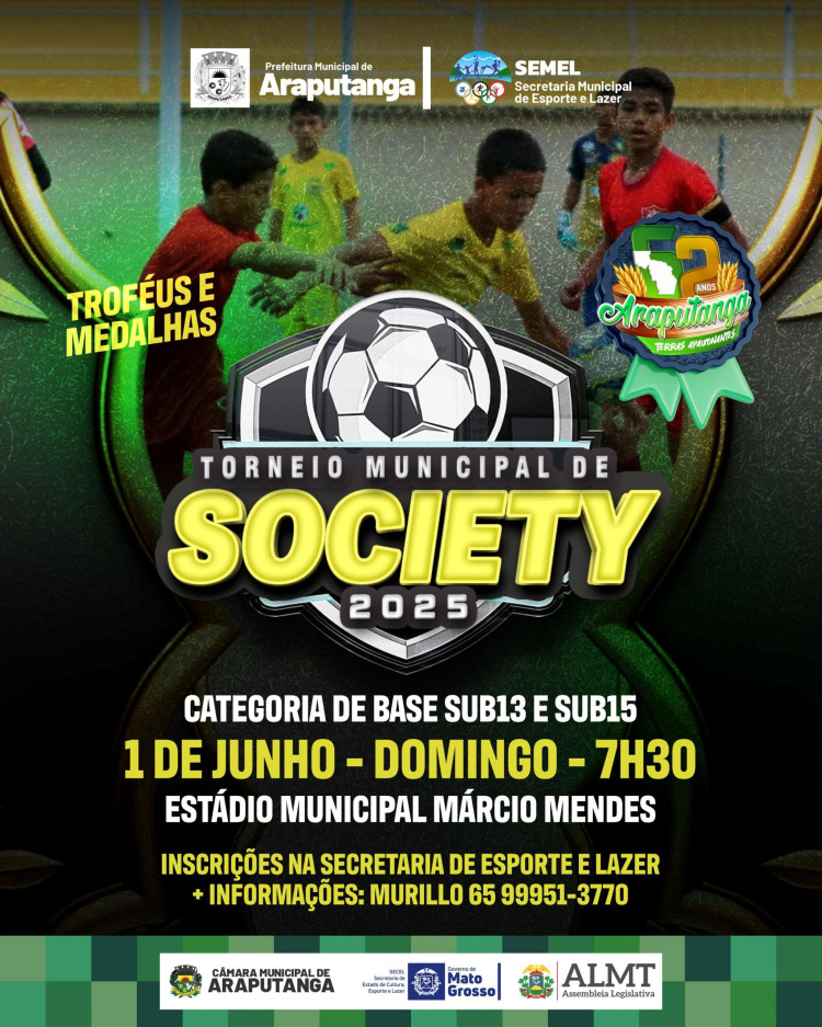 TORNEIO MUNICIPAL DE SOCIETY