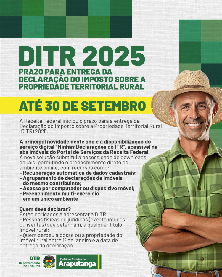 DIRT 2025 - Imposto Território Rural