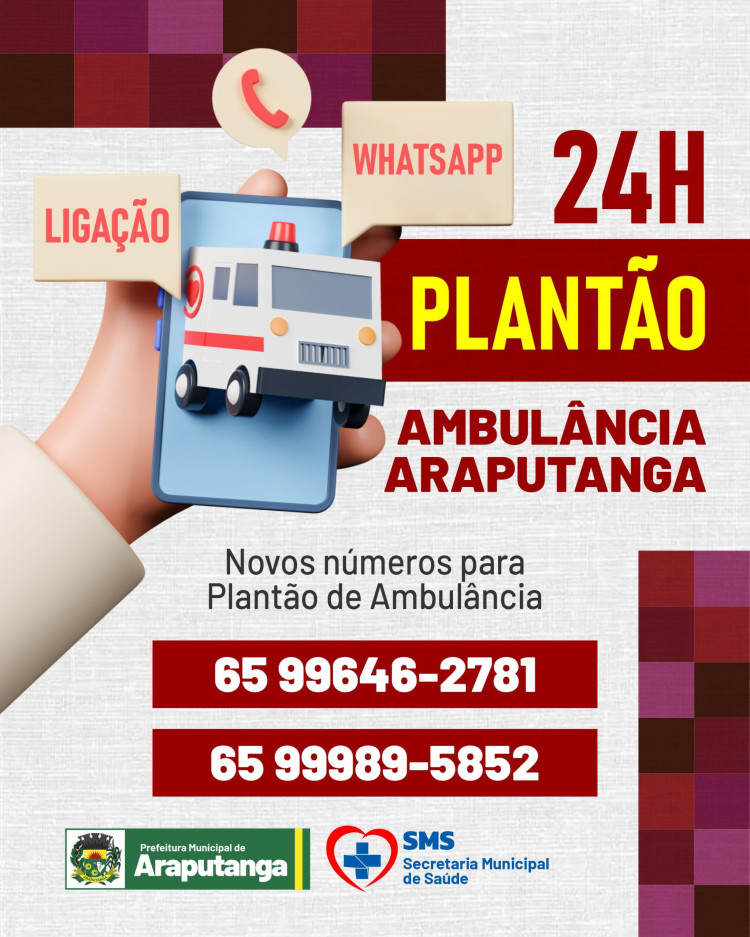 PLANTÃO 24H - AMBULÂNCIA