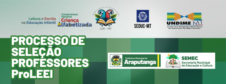 SELEÇÃO DE PROFESSORES ProLEEI