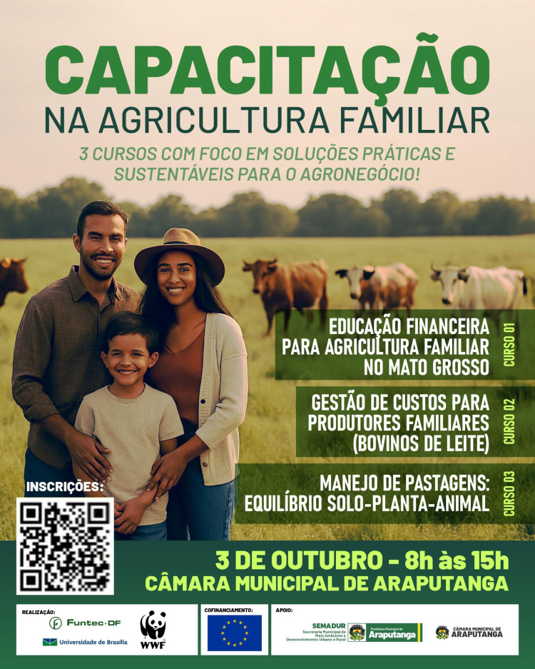 CAPACITAÇÃO PARA AGRICULTURA FAMILIAR