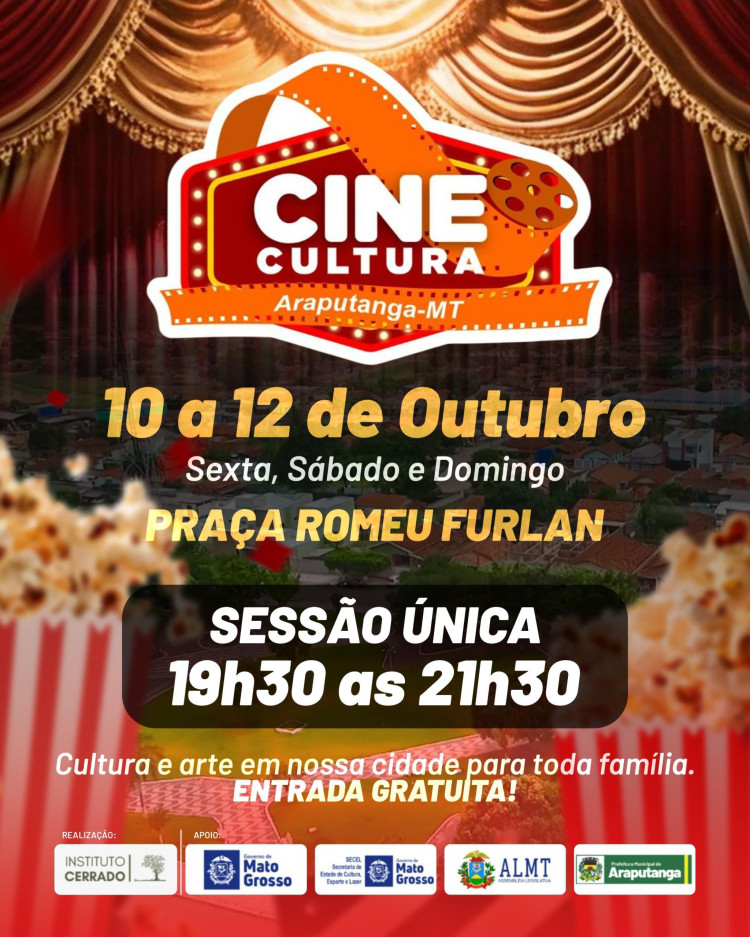 CINE CULTURA EM ARAPUTANGA