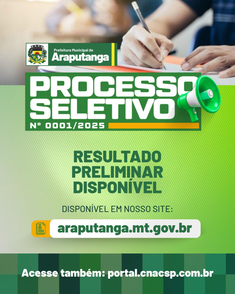 PROCESSO SELETIVO 01/2025
