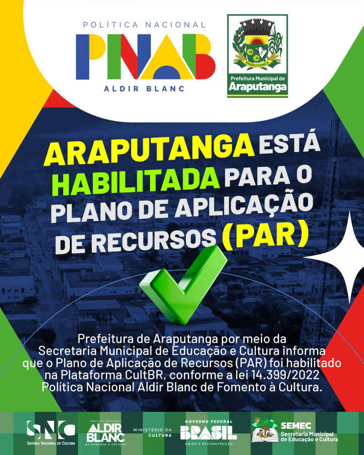 ARAPUTANGA HABILITADA NO PAR